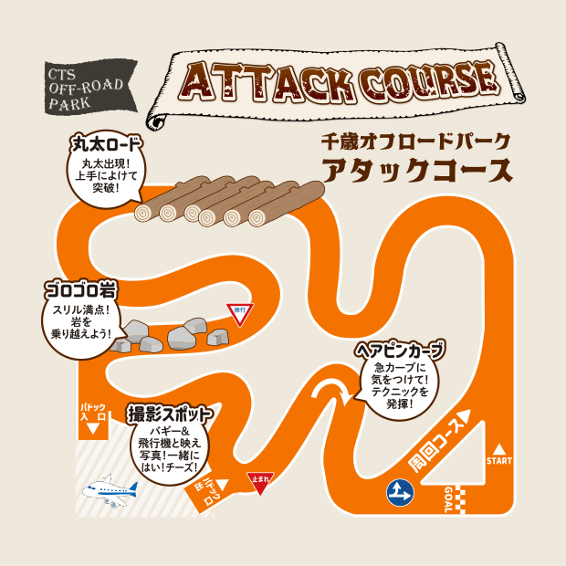 千歳オフロードパーク アタックコース