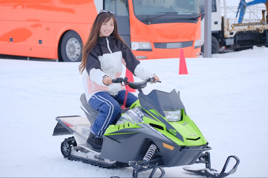 るりこさんがスノーモービル＆ATVに挑戦！｜ニュース＆ブログ